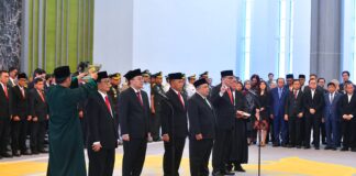 Lima Anggota BPK Periode 2024-2029 Ucapkan Sumpah Jabata