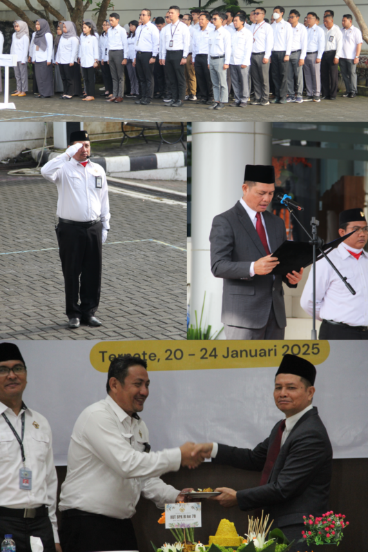 UPACARA BENDERA DAN SYUKURAN HUT BPK KE-78 TAHUN 202